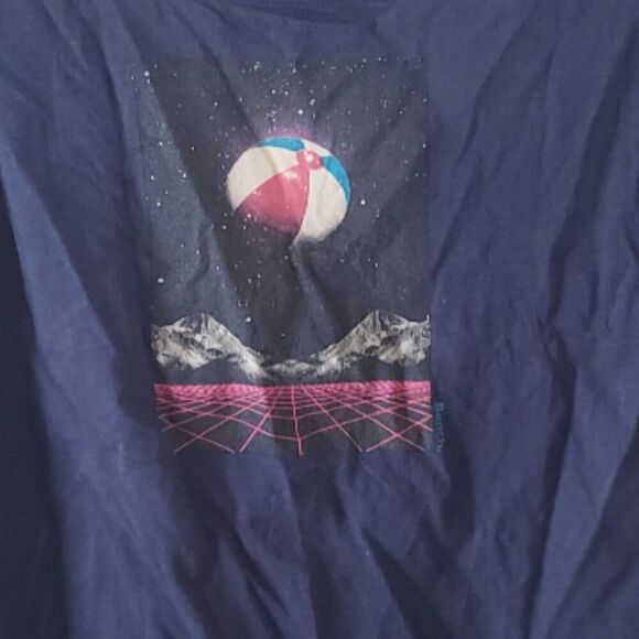 Brand New Bench Prelude Navy Blue Short Sleeve Activewear Top - Picture 2 of 4